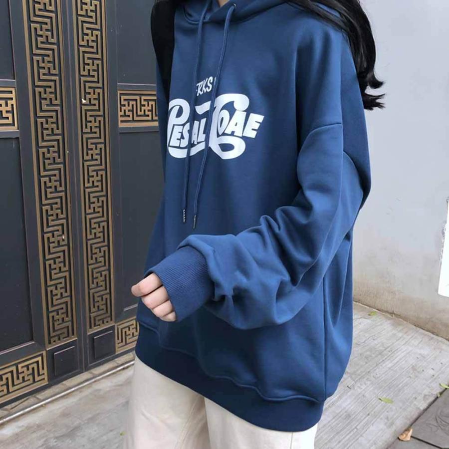 オーバーサイズ パーカー レディース 女性 フーディ ロゴパーカー 袖ボリューム ビックシルエット ゆったり 体型カバー 99yyh 035 Sheil 通販 Yahoo ショッピング