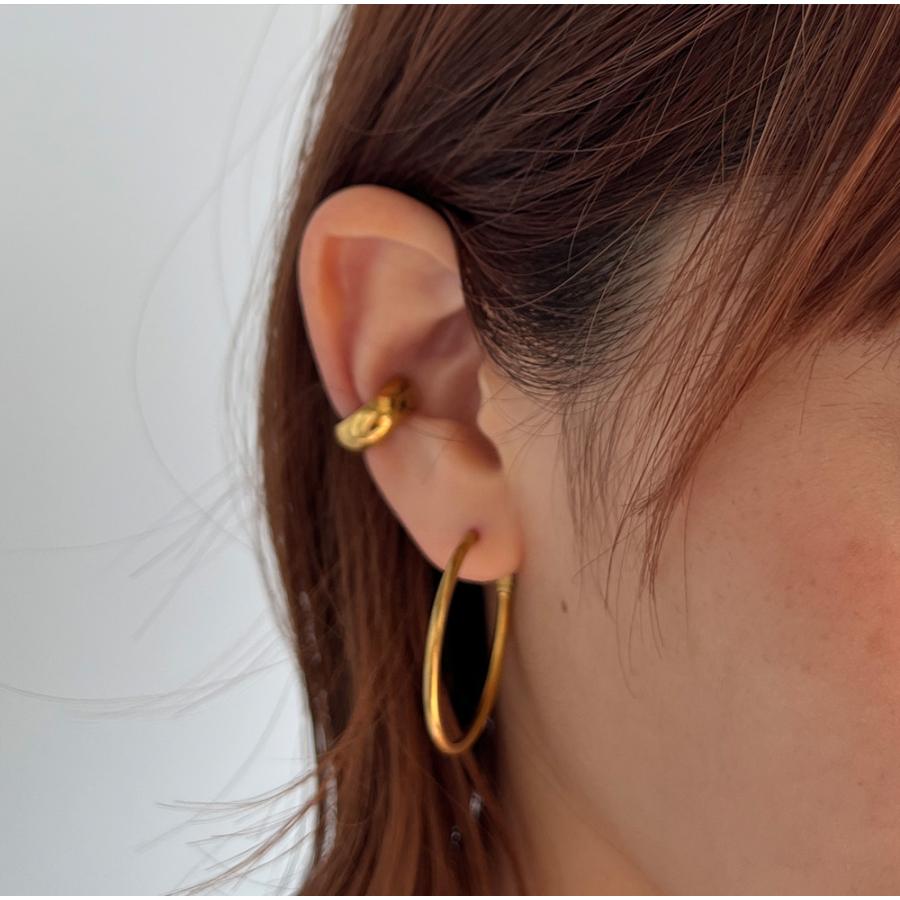 ピアス 金属アレルギー フープピアス 大ぶり チタン ニッケルフリー