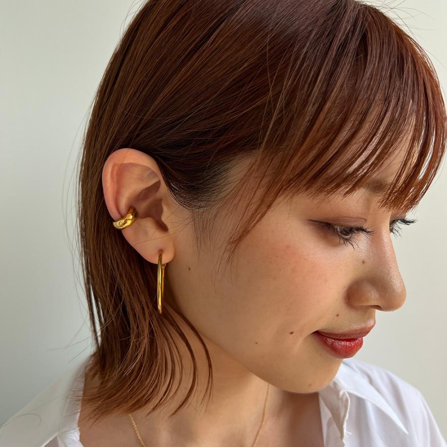 ピアス 金属アレルギー フープピアス 大ぶり チタン ニッケルフリー