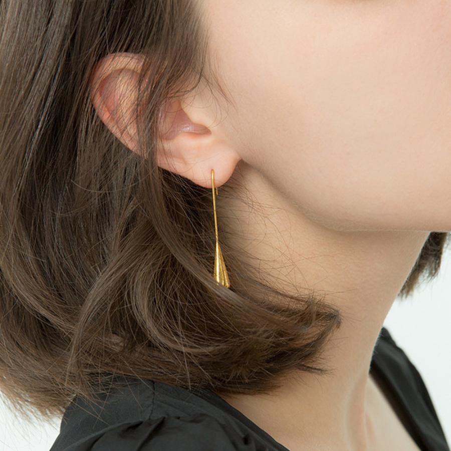 ピアス 金属アレルギー つけっぱなし ドロップピアス 大ぶり フック 