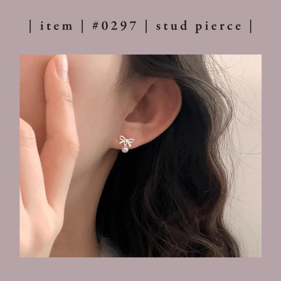 リボン スタッドピアス ホワイトゴールド ダイヤモンド 200403h10.jpg