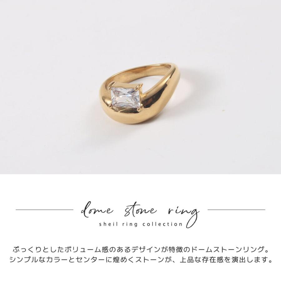 リング 指輪 金属アレルギー レディース 1粒 ダイヤ ストーン つけっ 