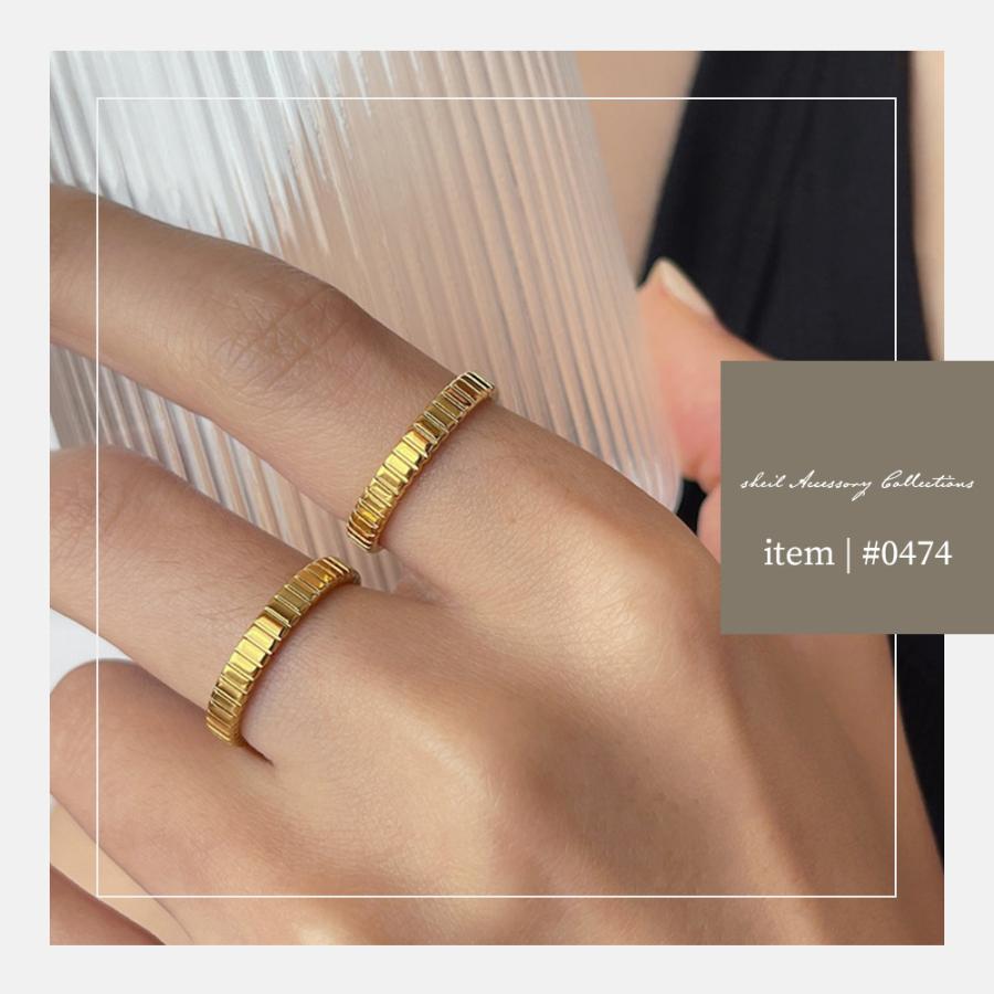 リング 指輪 金属アレルギー つけっぱなし ストライプ 細見 華奢 レディース 11号 14号 16号 重ね付け 爆買 |  | 02