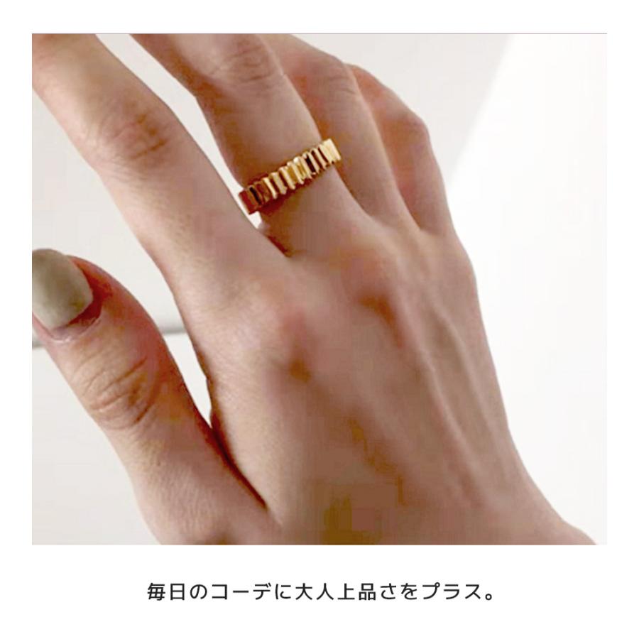リング 指輪 金属アレルギー つけっぱなし ストライプ 細見 華奢 レディース 11号 14号 16号 重ね付け 爆買 |  | 06