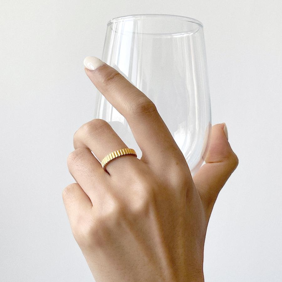 リング 指輪 金属アレルギー つけっぱなし ストライプ 細見 華奢 レディース 11号 14号 16号 重ね付け 爆買 |  | 08