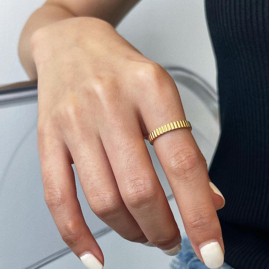 リング 指輪 金属アレルギー つけっぱなし ストライプ 細見 華奢 レディース 11号 14号 16号 重ね付け 爆買 |  | 09