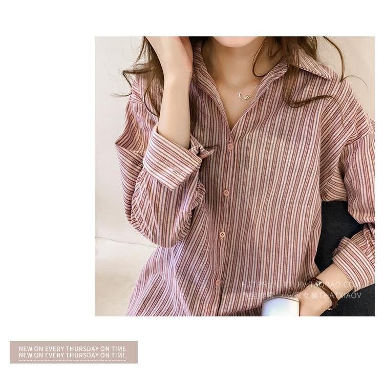 長袖シャツ レディース 襟付き ストライプブラウス 薄手 涼しい おしゃれ 人気 トップス シャツ 可愛い トレンド 送料無料 予約注文 S03 T006 Sheil 通販 Yahoo ショッピング