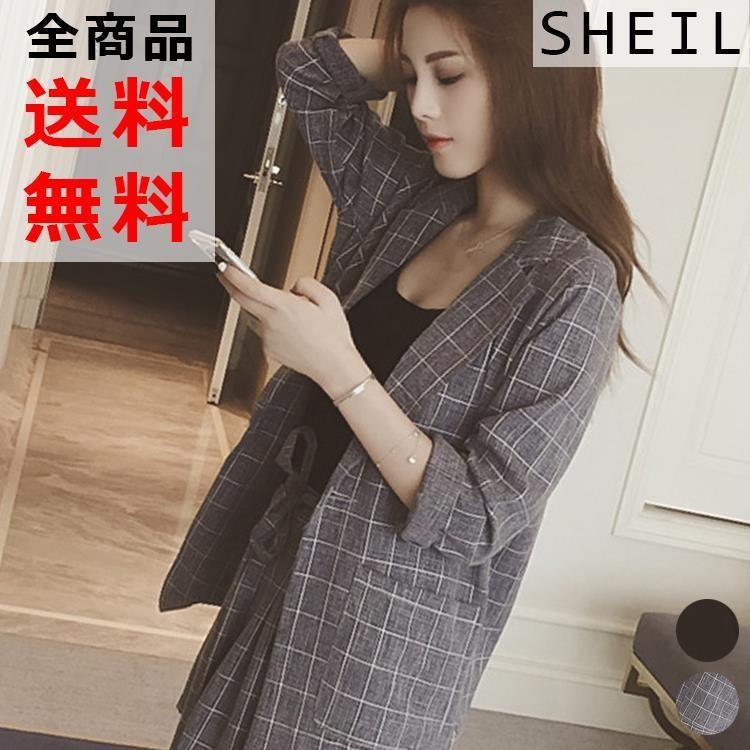 セットアップ レディース テーラードジャケット チェック柄 ハーフパンツ 長袖 秋冬 Yiml 003 Sheil 通販 Yahoo ショッピング