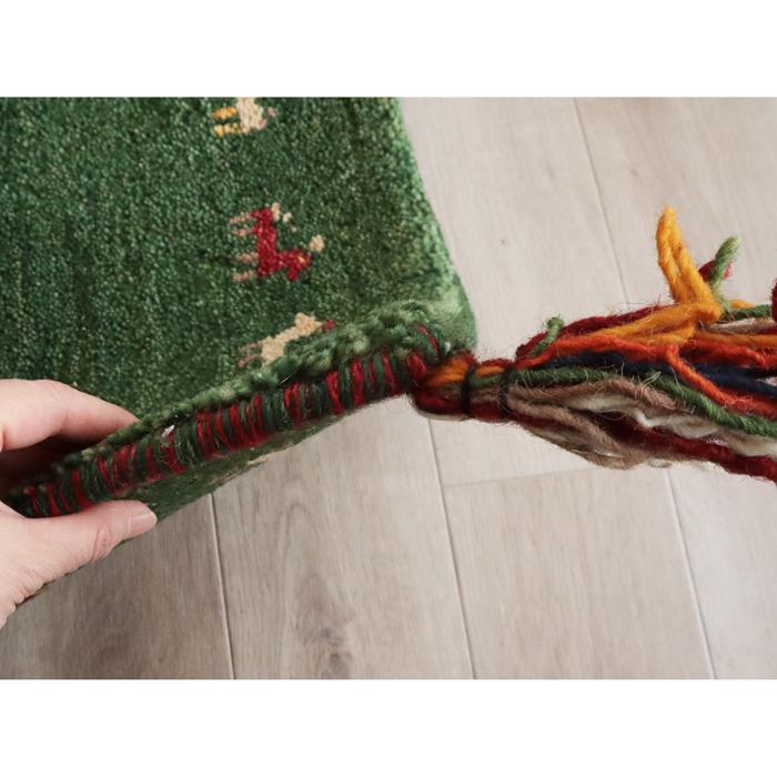 【発送地域限定 北海道/東北/九州/沖縄は不可】 玄関マット 60Ｘ90cm インド製ギャベ ギャッベ 在庫処分の為大特価 ラグ 室内 羊毛 ウール マット 新生活 |  | 04