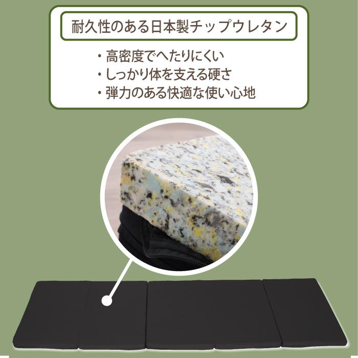 日本製】車中泊 マット ジムニー 軽バン エブリイ 5つ折り 幅50cm 長さ