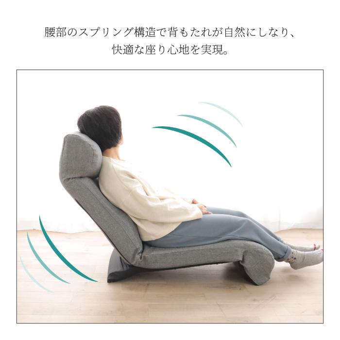 一人掛け パーソナルチェア 座椅子 日本製 リクライニング ゆらゆら背もたれ 完成品 ロッキングチェア ハイバック リラックスチェア 1人掛け イス いす 椅子 |  | 06