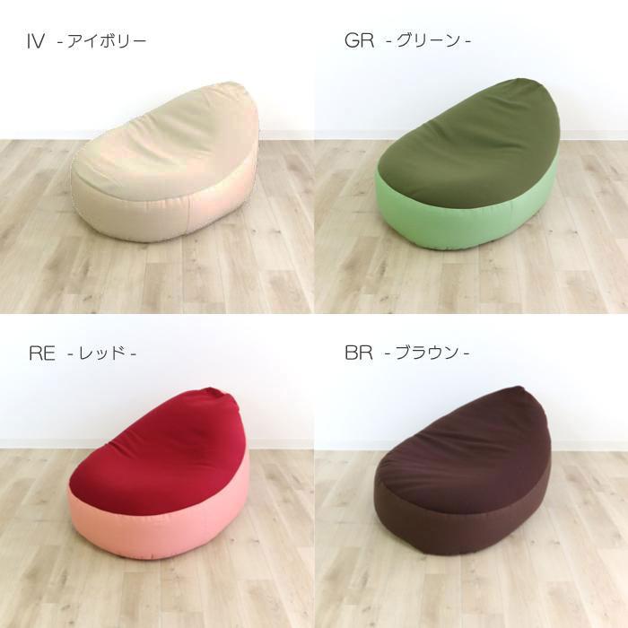 日本製 ビーズクッション 軽量 ちょうどいい大きさ 姿勢にピタッとフィットして リラックス ベーシック ビーズ クッションソファ 背もたれ 腰痛対策 オーバリー |  | 06