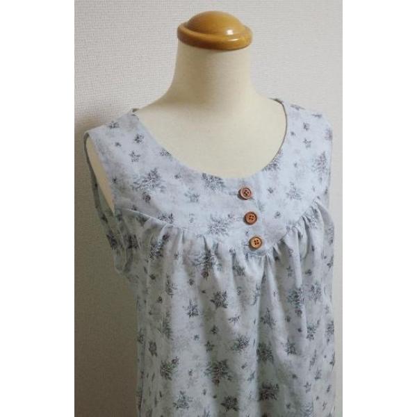 Ｖ切り替えノースリ−ブワンピース型紙（Ｍ〜５L） | 