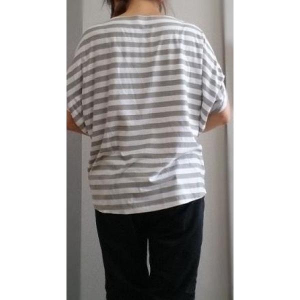 型紙 レディース ドルマンスリーブTシャツ M〜5Ｌ ゆったり 大人服 図解説付き |  | 02