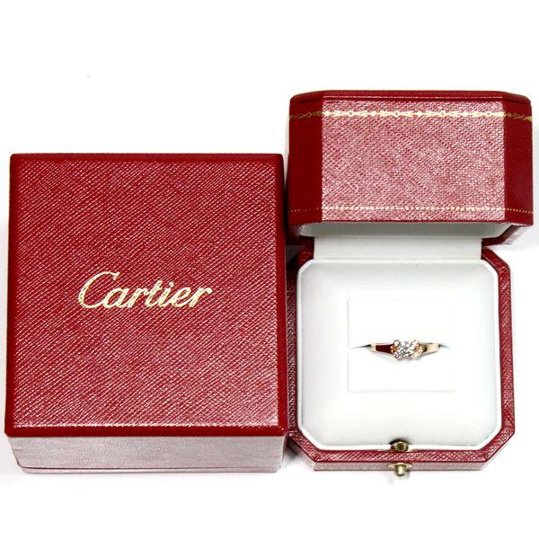 Cartier カルティエ バレリーナ ダイヤモンド 0.37ct E-VS2-VG リング 