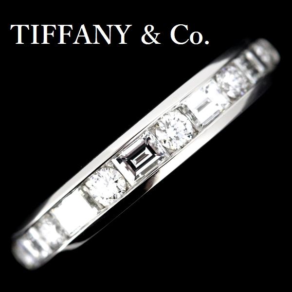 ティファニー PT950 クラシックバンド ダイヤモンド リング 約12.5号 TIFFANY&Co.（ティファニー） ダイヤモンド チャネルセッティング