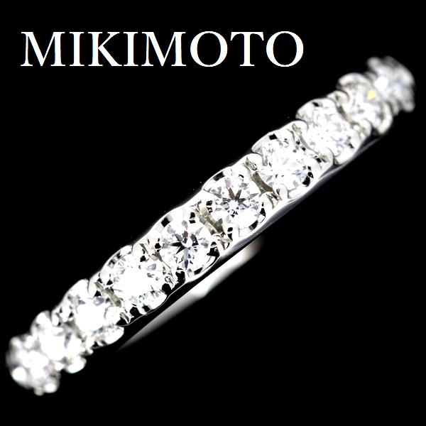 MIKIMOTO ミキモト ダイヤモンド 0.30ct リング Pt950 9号