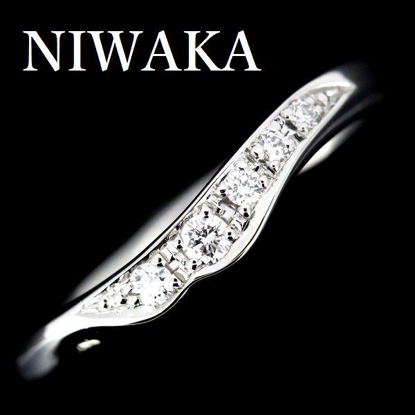 俄（NIWAKA） 唐花 ダイヤモンド リング Pt950 6号 : 株式会社