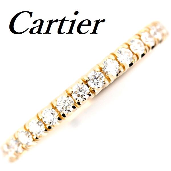 エタンセル カルティエ ダイヤモンド リング K18PG ♯48 2.0mm