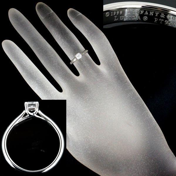 TIFFANY&Co. ティファニー ルシダ 0.32ct F-VS2 ダイヤモンド リング 