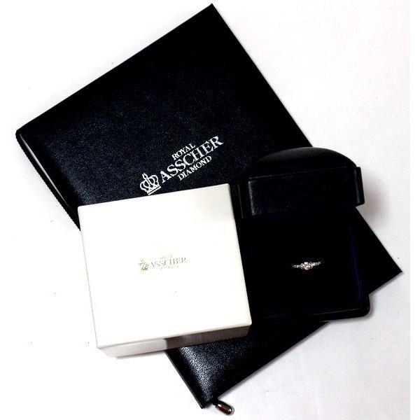 ROYAL ASSCHER ロイヤルアッシャー ダイヤモンド 0.57ct G-VS1 リング  