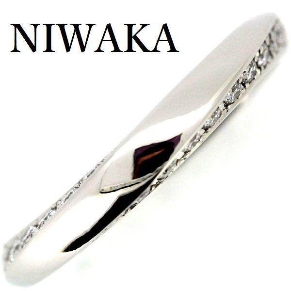 俄（NIWAKA） 凛 ダイヤモンド リング Pt950 5号 : 株式会社シェリィー