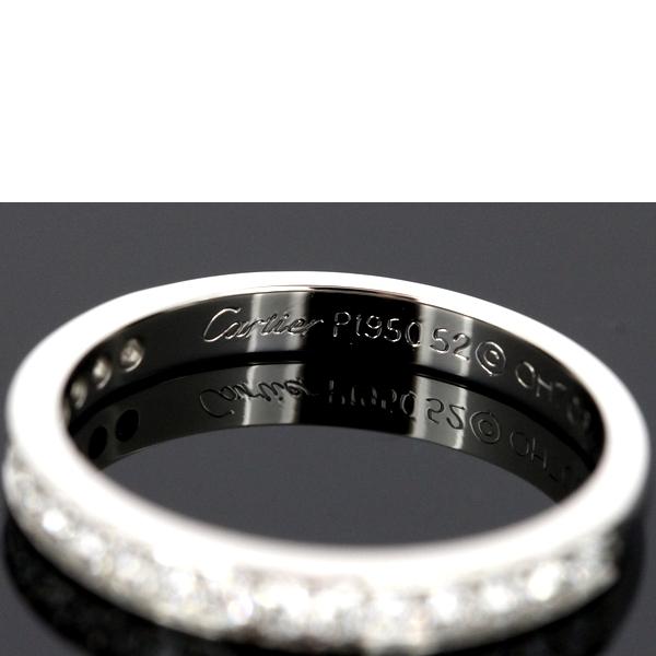 Cartier カルティエ ハーフエタニティー ダイヤモンド リング