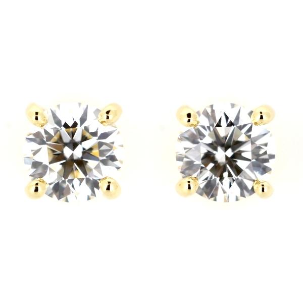 ダイヤモンド 0.200/0.203ct F/D-VVS2-VG ピアス K18YG : 株式会社 