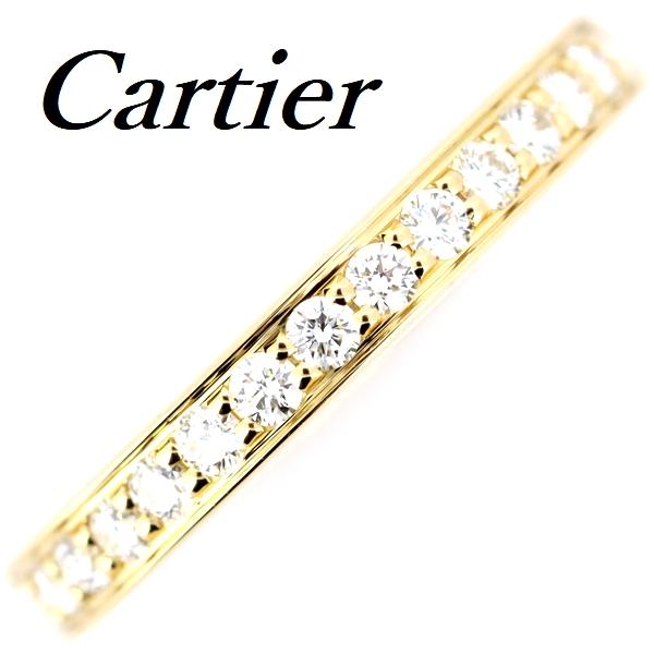 Cartier 1895 ハーフエタニティ48 Cartier（カルティエ） ハーフエタニティ ダイヤモンド リング K18YG