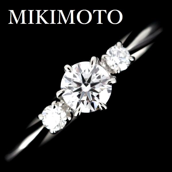 MIKIMOTO（ミキモト） ダイヤモンド 0.28ct D-VVS1-3EX リング Pt950 