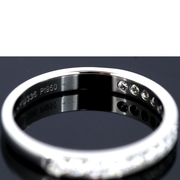 カルティエ ハーフエタニティー ダイヤモンド リング Pt950 ♯49 Cartier（カルティエ） ハーフエタニティ ダイヤモンド リング Pt950