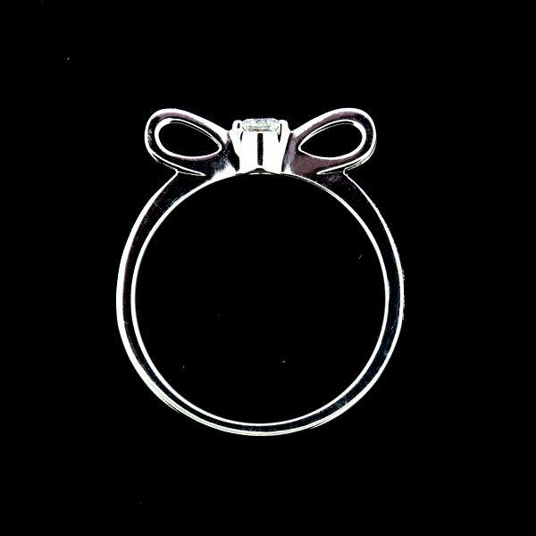 CHANEL シャネル ダイヤモンド リング リュバン ドゥ リボン ♯46 証明