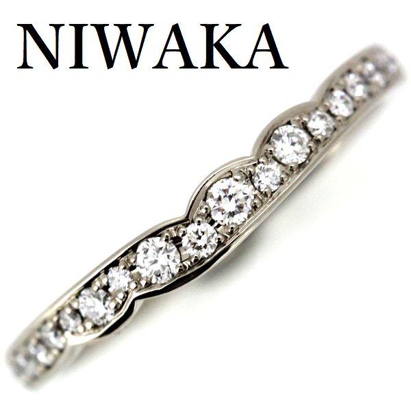 俄 NIWAKA 花麗 ダイヤモンド リング K18WG : 株式会社 俄 NIWAKA 花麗 ダイヤモンド リング K18WG : 株式会社