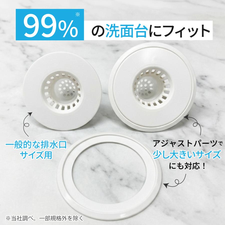 ポイっと交換 きれいなママの 排水口カバー 洗面台用 排水口 ゴミ受け