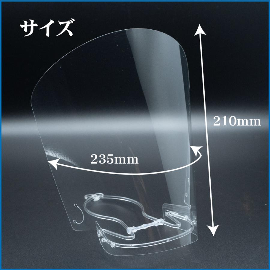 フェイスシールド 首掛け 日本製 芸能人のアレ スーパーロング 50個 マウスシールド 透明マスク フェイスシールド 首掛け スーパーロング マウスシールド