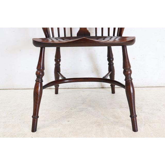 ac-10　1940年代イギリス製アンティーク ヴィクトリアン エルム ホイールバック ウインザー アームチェア 肘掛椅子 カントリー キッチン いす イス (B) |  | 15