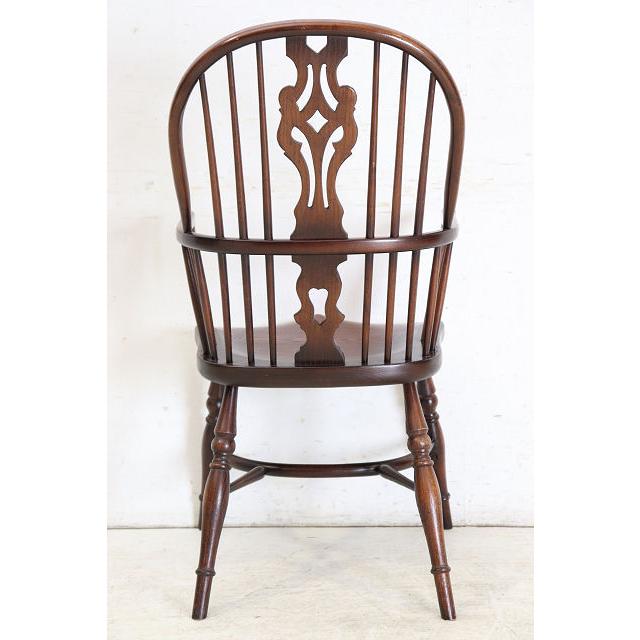ac-10　1940年代イギリス製アンティーク ヴィクトリアン エルム ホイールバック ウインザー アームチェア 肘掛椅子 カントリー キッチン いす イス (B) |  | 20