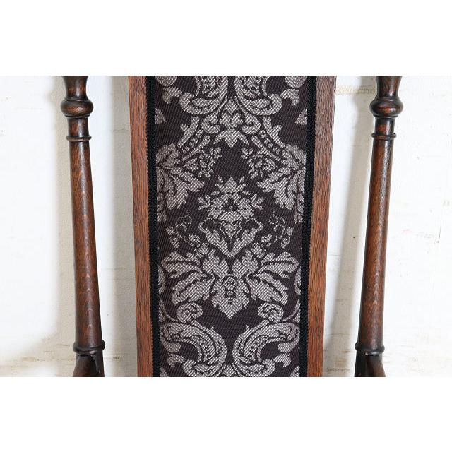 ac-12　1920年代イギリス製アンティーク オーク ハイバックチェア エルボーチェア 肘掛椅子 いす イス ホールチェア |  | 10