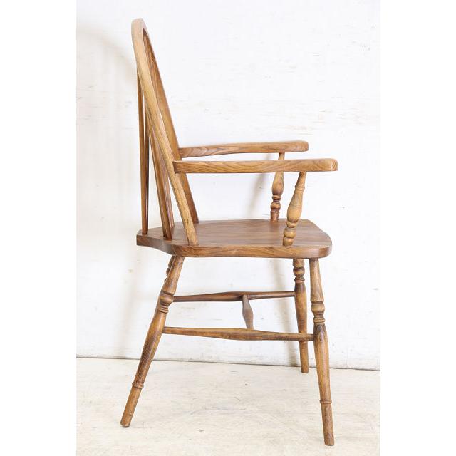 ac-15　1960年代イギリス製ビンテージ エルム ホイールバック ウインザー アームチェア 肘掛椅子 カントリー キッチン 送料無料 |  | 19