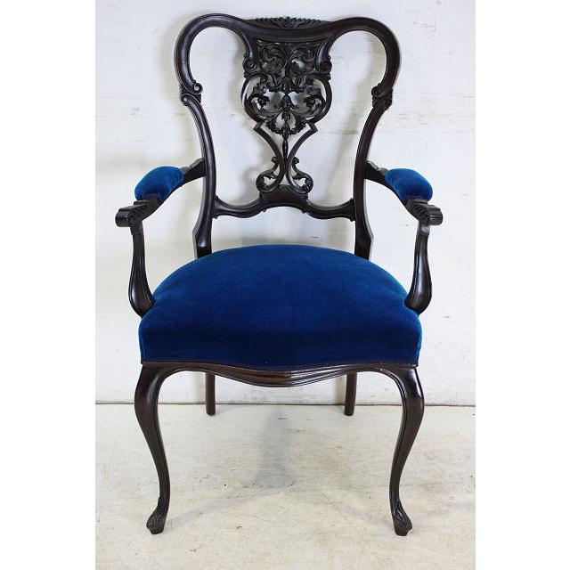 イギリス製 アンティーク椅子 ヴィクトリアン エルム ウインザー 肘掛椅子