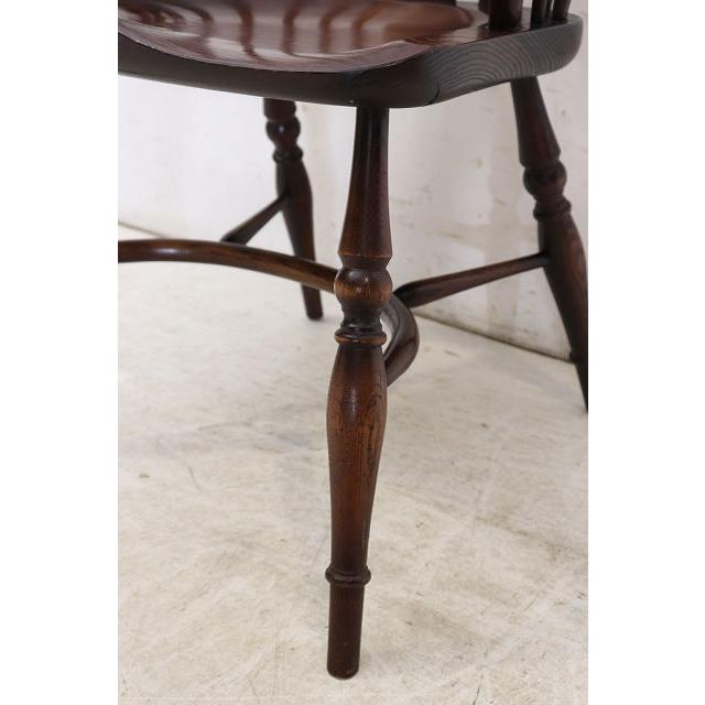 ac-3　1940年代イギリス製アンティーク ヴィクトリアン エルム ホイールバック ウインザー アームチェア 肘掛椅子 カントリー キッチン いす イス (A) |  | 17