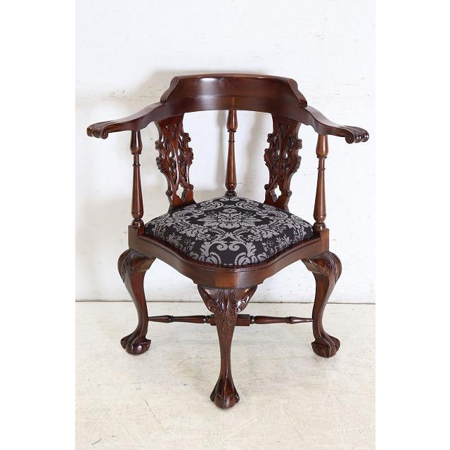 ビィクトリアンアームチェア パルテノン アンティーク / c251-4 ヴィクトリアンアームチェア