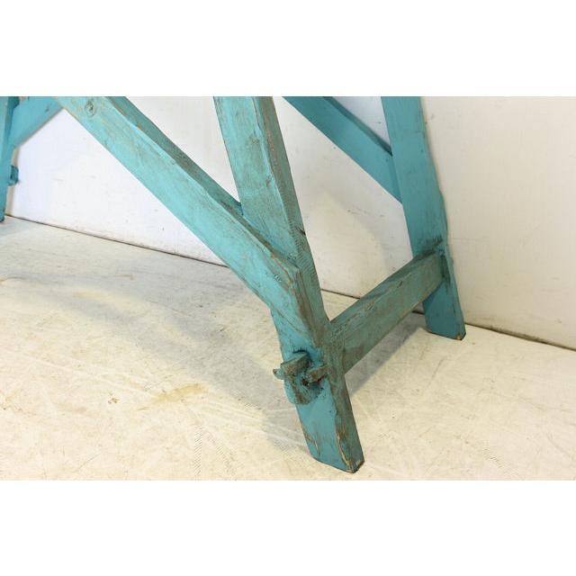 an-11　1940年代イギリス製アンティーク　オールドパイン　アンティークパイン　ワーキングテーブル　シャビ―　ペイント　作業台　家具 |  | 11