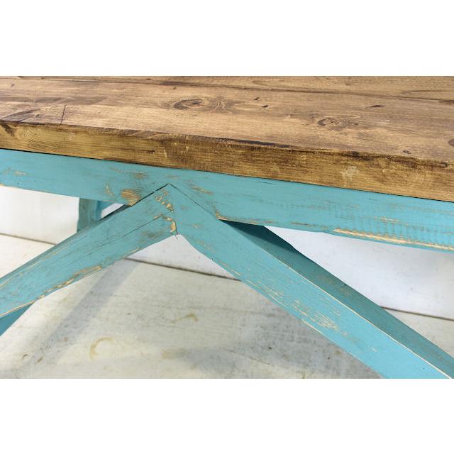 an-11　1940年代イギリス製アンティーク　オールドパイン　アンティークパイン　ワーキングテーブル　シャビ―　ペイント　作業台　家具 |  | 13