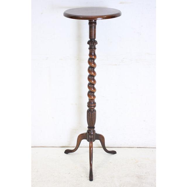 an-6　1890年代 イギリス製 アンティーク 　ヴィクトリアン　オーク　バリーシュガーツイスト　プランタースタンド　花台 |  | 02