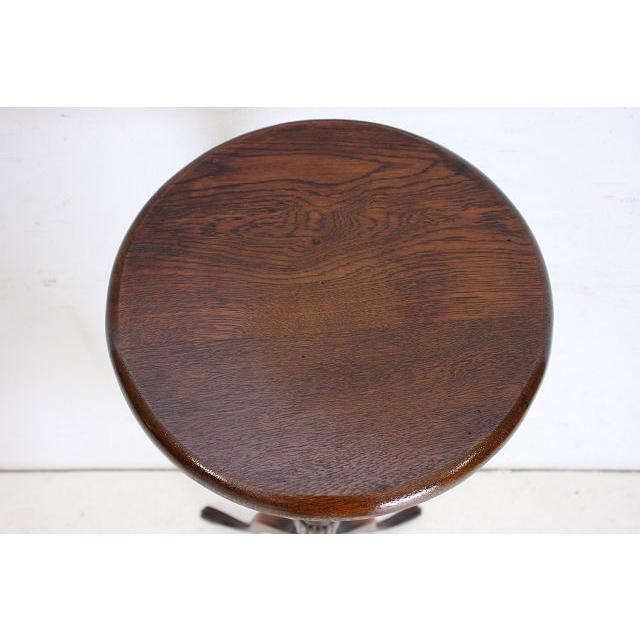 an-6　1890年代 イギリス製 アンティーク 　ヴィクトリアン　オーク　バリーシュガーツイスト　プランタースタンド　花台 |  | 05