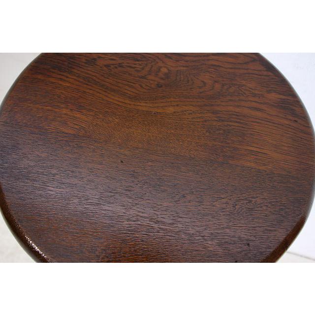 an-6　1890年代 イギリス製 アンティーク 　ヴィクトリアン　オーク　バリーシュガーツイスト　プランタースタンド　花台 |  | 07