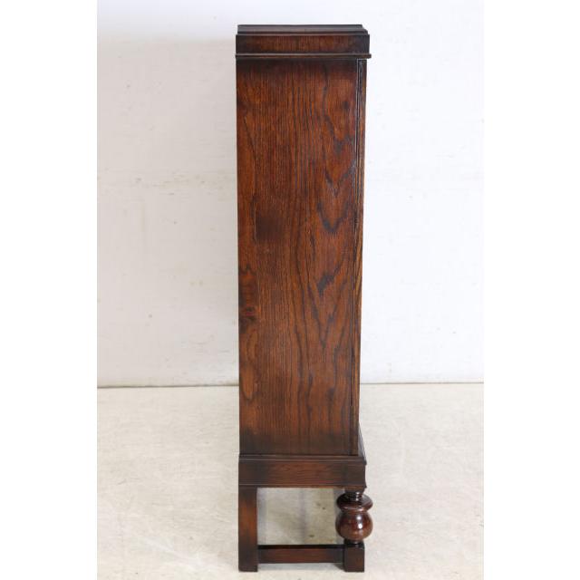 bk-38　1930年代イギリス製アンティーク ソリッドオーク ダブルカップレッグ ブックケース 無垢材 書棚 本棚 本箱 送料無料 |  | 19