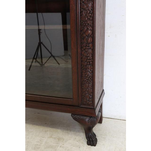 bk-3　1880年代イギリス製アンティーク ビクトリアン オーク ブックケース 書棚 本棚 本箱 彫刻された 大型 棚 |  | 17