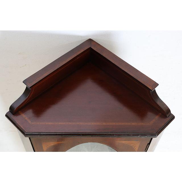 ca-11　1910年代 イギリス製アンティーク エドワーディアン マホガニー コーナーキャビネット コーナー家具 ディスプレイキャビネット ビンテージ レトロ |  | 04